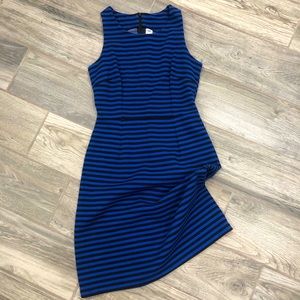 Old Navy bodycon striped dress size XS